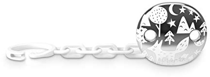 Suavinex Schnullerkette Fox Schmuck, Grau