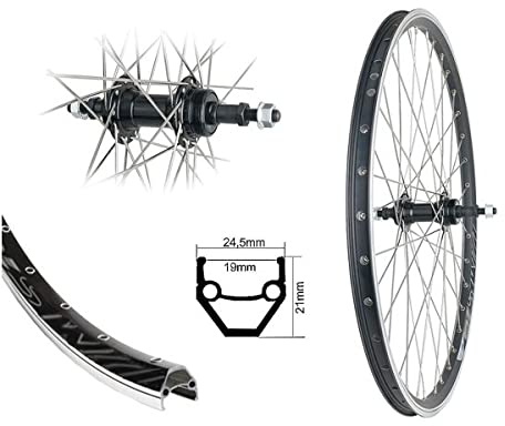24 Zoll Hinterrad DMS19 Fahrrad Hinterrad Laufrad Felge Schraubkranz Vollachse