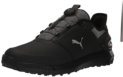 Puma Ignite Elevate Disc - Scarpe da Golf, Puma Black-Quiet Shade,