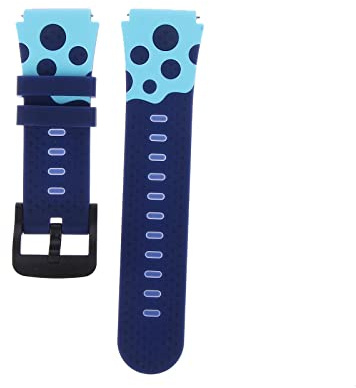 vsilay Bracelet de rechange en silicone pour montre, résistant à la sueur, universel pour montre de téléphone pour enfant de 16 mm/20 mm de large, 16mm