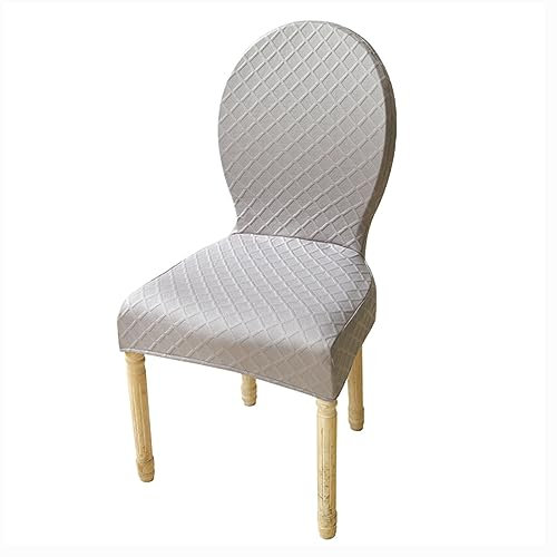 XGANGM Funda para Silla de Mesa de Comedor con Forma Especial Respaldo Redondo Funda para Silla 2/4 Pieza Funda para Silla Cubiertas para Silla Lavables para Decoración del Hogar,Color a,2PCS