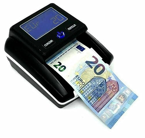 Rilevatore conta banconote false Verifica soldi falsi aggiornato 100€ 200€