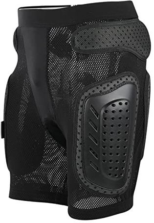 Pantalones Cortos De Ciclismo Acolchados, Pantalones De Protección con Almohadilla De Cadera, Protección De Doble Capa para El Cóccix, Equipo De Protección para Esquí, Patinaje