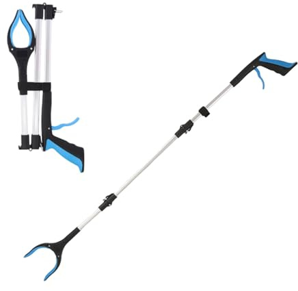 Grabber Reacher Tool - Picker Grabber Stick | Snake Catcher Grabber Pick up Sticks, Heavy Duty Grip Arm Mobility Aid Reaching Assist Tool for Elderly, Disabled, Garden Nabber