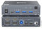 Dual Monitor KVM Switch for Laptop & Desktop 4K@60Hz, USB C and HDMI KVM Switch 2 Monitors 2 Computers with 4 USB 3.0 Port for Keyboard Mouse, 80W PD Charging, with Wired Remote and USB C Cable
