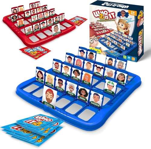 Chi è il Gioco Chi è Divertente Gioco da Tavolo 2 Giocatori Giochi di Pensiero Logico Intellettuale Divertimento Classico Giochi di Indovinazione per Famiglie e Feste