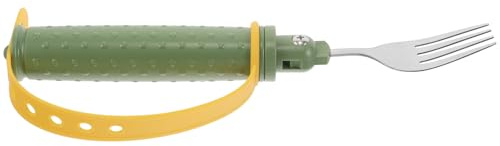 TIDTALEO Tenedor Portátil y Cuchara para Personas Mayores Diseño Ergonómico y Resistencia a Vibraciones, Utensilios de Cocina Adaptados para Uso en Hogares y Centros de Cuidado