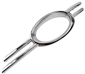 HAN-store 1 Paar Frontstoßfänger Nebelscheinwerfer Nebelscheinwerfer Chrom Grill Trim Fit for Mercedes Benz 2007-2009 W211 E320 E350 E550 helpful
