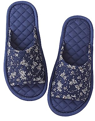 SJTJSPX Pantoufle Invités Non Jetables Pantoufle Voyage Antidérapantes Chaussons Intérieur en Coton Epais Pantoufles de Hotel Spa Chaussures de Maison Chausson Invité Lavable pour Femme Homme