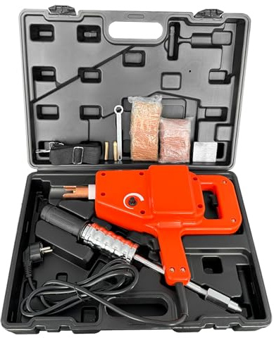 Punktschweißgerät Bolzenschweißer-Kit, Bolzenschweißer-Dellenreparatur-Kit, 800VA Punktschweißer-Bolzen, 220V Schweißer-Bolzen-Kit, Bolzenpistolen-Dellenabzieher-Kit mit komplettem Zubehör (4500-1)