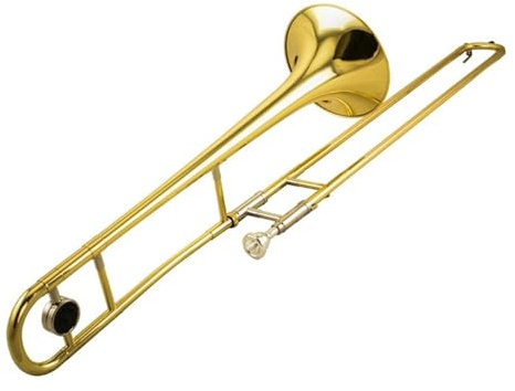 Anfängerposaune Professionelles Alt B Posaune Blasinstrument Gold Lackiert