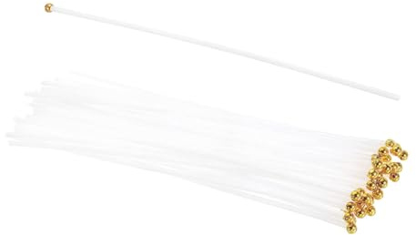 UTHCLO Set da 200 Aste Portabandiera in Plastica 38 Cm, Palo Portabandiera Portatile per Feste e Sport, Pennone Leggero per Bandiere da Tavolo e Pubblicitarie, Resistente e Facile