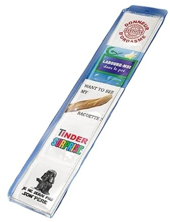 Pack de 5 Préservatif humoristique - modèles PARODIES - En Latex Fins et résistants - Imprimé en France