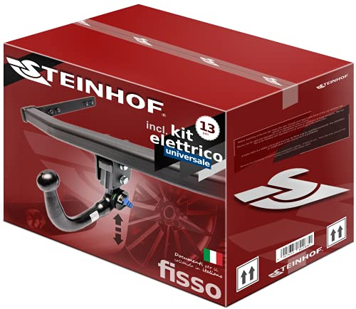STEINHOF Nuovo gancio di traino estraibile verticale compatibile con Opel Insignia A SW 03.2009-05.2017 con 13-poli kit elettrico universale