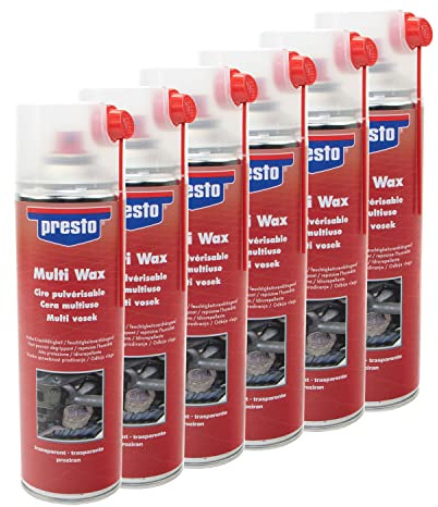 Multi Wachs Wax Korrosionsschutz Rostschutz Sprühwachs Presto 432125 6 X 500 ml