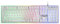 Mars Gaming MK220W Blanc, Clavier Gaming H-Mech, FRGB Rainbow et Halo, Antighosting, Langue Française