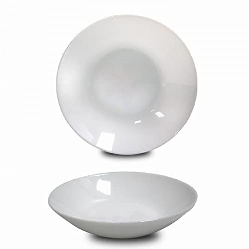 Hogar y Mas Set 2 Platos HONDOS Blancos Ø20 CM