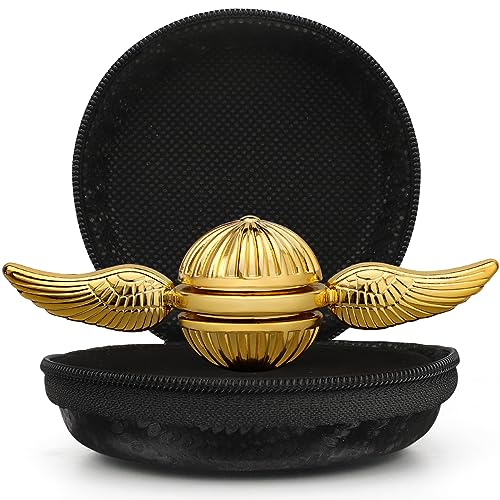 Fidget Spinner Metal Fingertip Gyro Fidget Ball Toy, Finger Hand Spinner Birthday Gift for Kid Adult, Small Desk Sensory Toy Party Favor Small Gadget