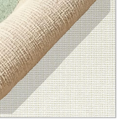 Antiscivolo per Tappeti 100 x 175 cm Antiscivolo Sottotappeto Rete Multiuso Tagliabile Lavabile per Cassetti in Moquette Sottotappeto, bianco