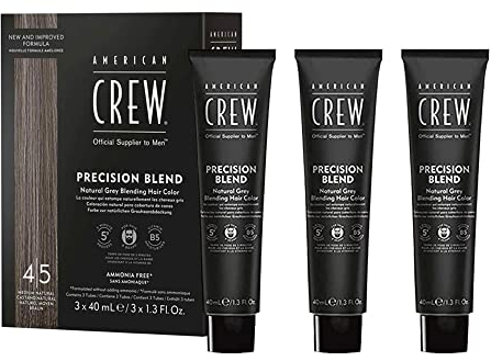 American Crew Precision Blend Naturale 3x40ml 4/5 - tinta capelli e barba