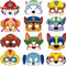 JINLAIYUN 12 maschere per bambini, maschere per il compleanno, per il cane, per il cosplay, accessori per