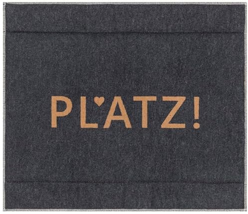David Fussenegger Hundematte 'Platz!' 70 x 80 cm Anthrazit
