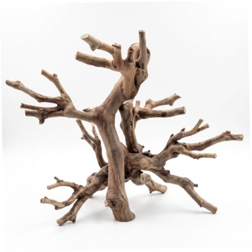 Nexfvor 2 Pcs Rat Toys For Pet Rats, Natural Grapevine Wood Hamster Enrichment Toys, Dark Brown, 5.91in & 7.87in