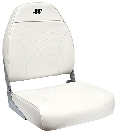 Wise Standard High Back Fishing Boat Seat Fiske-Sport-båtsäten, färg: Vit