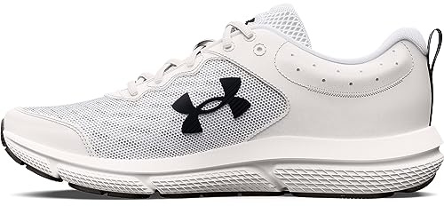 Under Armour Men's Charged Assert 10 Shoes, (102) White/Black/Black, 10.5 X-Wide