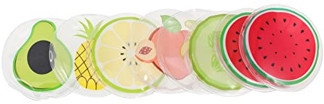 Mobestech 8 St Gel Ice Eye ?teranv?ndbara Gel?gonmasker Kalla ?gonfl?ckar Fruktdesign Ögonförpackningar Kall Kompress För Ögat Kalla Ögonkuddar Gurka Ögonkuddar Ögonlapp Portabla Pvc