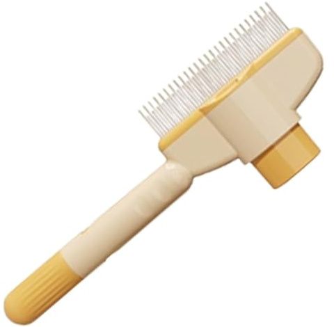 Knubbig kam för hund och katt, katthår knutkam, knutborste för hundar | valpskötselkam, djurhårborttagare, lopprengöringsborste, funktion