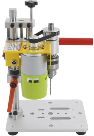 Mini taladro de columna Taladro de banco de precisión Mini taladro de banco de precisión, estación de trabajo con herramientas rotativas, estación de trabajo con taladro de banco, mandril de metal, ma