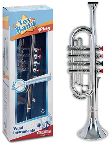 Bontempi – 324231 – Trompete – 4 Töne, Silber