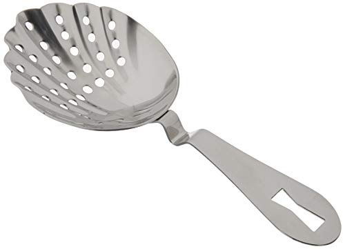 Barfly Barfly Premium Scalloped Julep Strainer, Stainless Steel, Stainless Steel, 17.78 x 7.30 x 2.22 cm