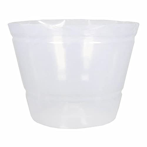 innaGLAS Insert en Plastique KIPA pour corbeilles à Plantes, étanche, Transparent, 16 cm, Ø 21 cm - Insert pour Pot de Fleurs