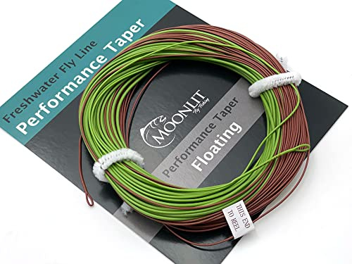 Moonlit Performance WF Taper Floating Fly Line (Olive & Brown, 4wt Line)