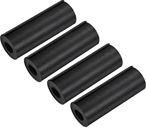 PATIKIL 40 x 4 Magnetic Fireplace Draft Stopper, 4 Pcs Fireplace Vent Cover Indoor Chimney Draft Blocker to Block Cold Air Prevent Heat Loss, Black Brown