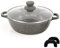 Nice Cooker Poêle à Servir/Mijoteuse - Roc-Tec®. Vraies particules de Pierre. Antiadhésif. Tous Feux dont Induction + Four (24 cm)