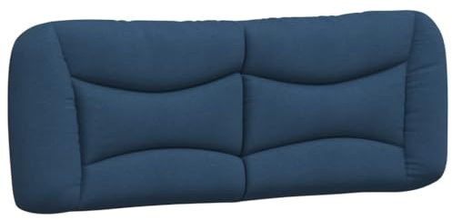 vidaXL Kopfteil-Kissen Hvar Blau 140 cm Stoff