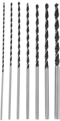 7Pcs X Long Wood Drill Bit Set 4Mm 5Mm 6Mm 7Mm 8Mm 10Mm 12Mm X 300Mm