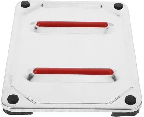AUTSUPPL Tappetino da stiro in acciaio inox resistente al calore per tavolo da stiro protettivo Pad con lavorazione leggera multiuso