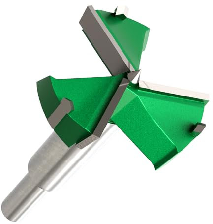 CSOOM Mèche Forstner 50 mm - Bois avec tige ronde - Foret Forstner pour bois, panneaux d'aggloméré, panneaux de fibres