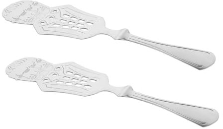Gatuida 2pièces Cuillères à Absinthe Acier Inoxydable Lot Compte-gouttes Accessoire Pour Préparation De Glace Et Boissons