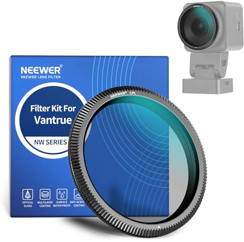 NEEWER Filtro CPL da 40mm Compatibile con Vantrue N4 Pro N5 E1 Pro E1 E2 E3 E1 Lite S1 Pro N2X Dash Cam, Filtro Polarizzatore Circolare Ultra Sottile Regolabile, Riduce Riflessi e Aumenta Contrasto