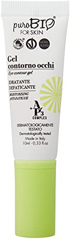 Gel Hydratant Contour des Yeux Anti-fatigue Normal PuroBIO POUR LA PEAU Peaux grasses 10 ml