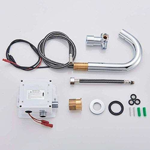 NZDY Faucet Bath Automatic Infrared Sink Hands Touchless Free Faucet Sensor Tap Hot&Amp;Cold Water Saving Inductive Electric Mixer