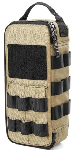 Tagtight Heavy Duty Small Tool Bag, Pouch Portable Utility Organizer Case with Zipper Handle, Multi-Purpose Range Bags for Motorcycle, Road Bike, Garden, Electricians