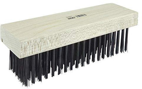 Weiler 44067 0.014 Wire Size, 7-1/4 X 2-1/4 Block Size, 6 X 19 No. of Rows, Flat Face Fill, Block Type Scratch Brush, Made in The USA (Pack of 12)