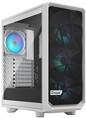 Fractal Design Meshify 2 Compact White TG Clear Tint - RGB, FD-C-MES2C-08