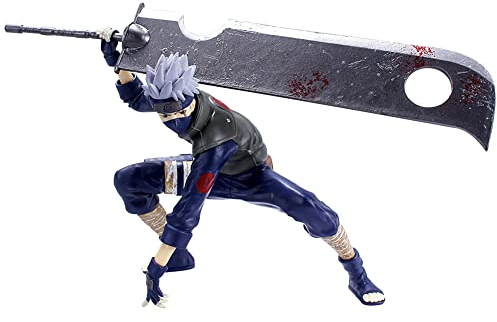 Kakashi Figurine, Kakashi Cartoon Model Statue, Anime Heroes Figurine PVC Décoration Poupée Personnages Modèle Super Figure Collectio pour ES Fans d'Anime, Enfants Anniversaire Cadeaux